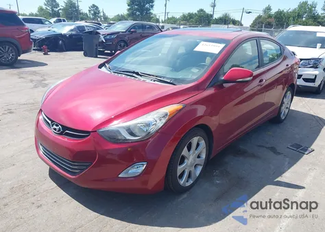 2012 Hyundai Elantra Limited (Ulsan Plant) from USA, damaged, VIN KMHDH4AE7CU362184